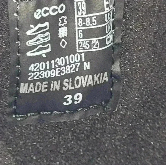 ECCO Women's Solice Mid-Cut Gore-TEX Waterproof Black Boots New with tags No Box - Picture 12 of 16